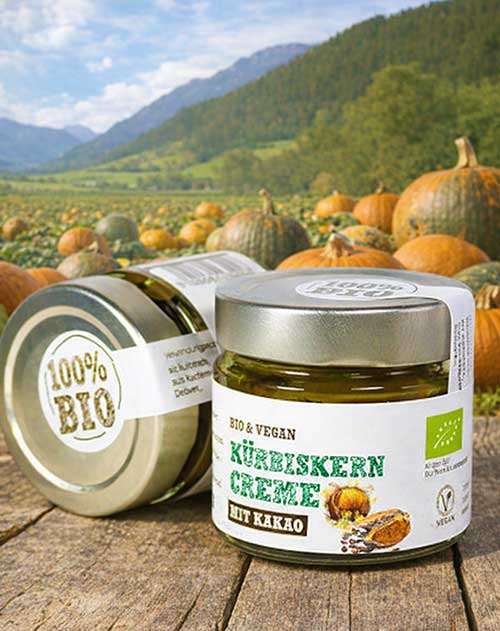 Kürbiskern Creme Bio aus der Steiermatk