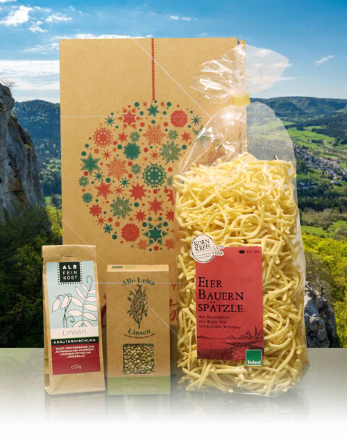 <b>BIO Geschenkset</b><br />'Linsen mit Spätzle' - Eine Spezialität aus dem Schwabenland – Bild 2