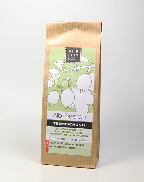 Alb-Beeren. BIO Teemischung von Albfeinkost. Toll auch für Eistee! 120g