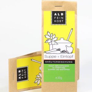 Suppe + Eintopf. Eine BIO Kräutermischung von der Schwäbischen Alb