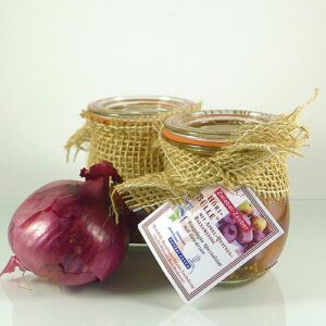 Eingelegte Höri-Bülle in Apfel-Quitten-Balsamessig