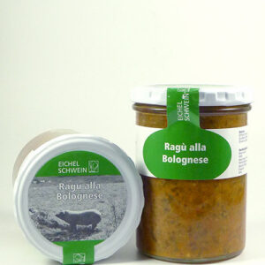 Ragù alla Bolognese vom EICHELSCHWEIN von der Waldweide