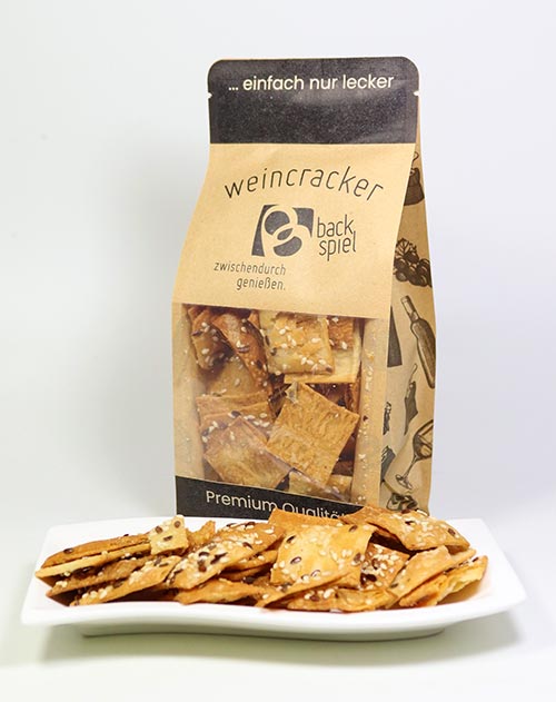 Weincracker - eine feine Knabberei von Backspiel 100g