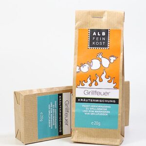 Grillfeuer. Eine BIO Kräutermischung von der Schwäbischen Alb