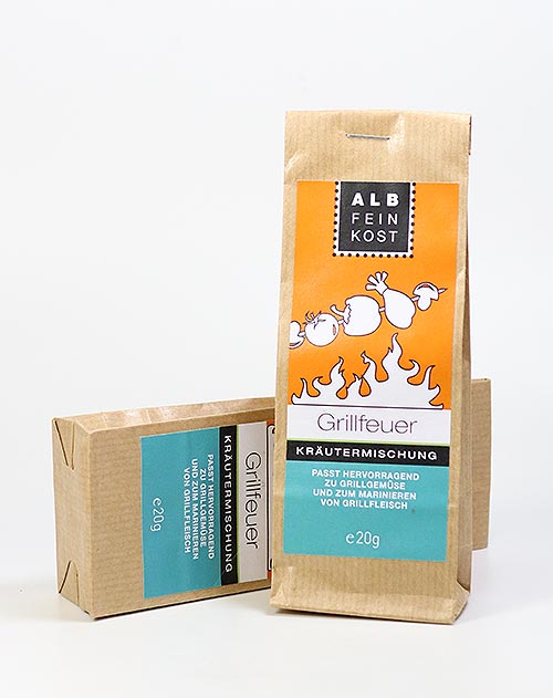 Grillfeuer. Eine BIO Kräutermischung von der Schwäbischen Alb