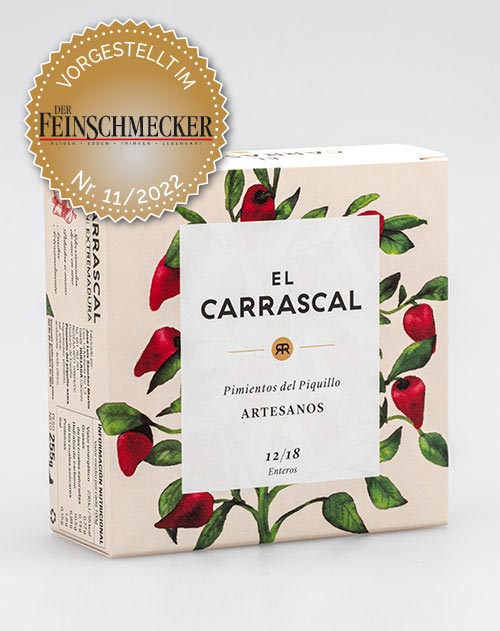 El Carrascal - Eingelegte geröstete Piquillo-Paprika, Spanien 255g