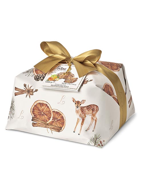 Klassischer Panettone mit Mandelglasur - Panettone Mandorlato Royal von Loison 1.000g