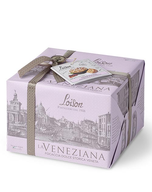 Traditioneller Panettone mit Kirschen & Zimt - Veneziana Amarena & Canella von Loison 600g