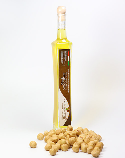 Reines Haselnussöl geröstet - Olio di Nocciole tostate 100ml, unfiltriert