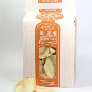 Kleine knusprige Waffeln mit Mandeln und Vanille - Le Stelle di Cialda 6 cm