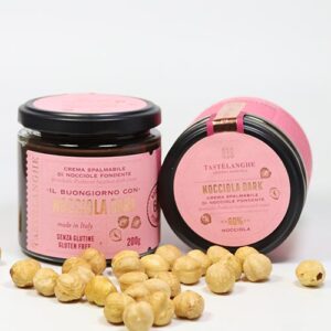 Nuss-Nougat-Creme dunkel - Crema di Nocciole Fondente 200g (ohne Milch)