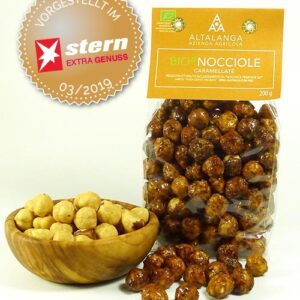 Karamellisierte BIO-Haselnüsse - BIO-Nocciole caramellate, STERN EXTRA GENUSS 13/19