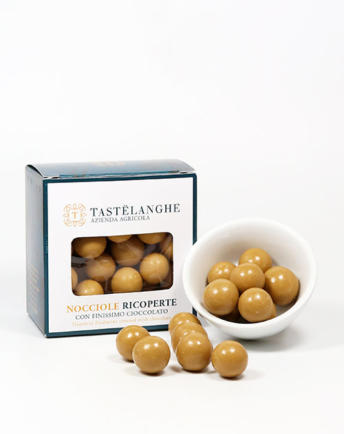 Piemont-Haselnüsse in Karamell - Nocciole Ricoperta Caramello 110g – Bild 2