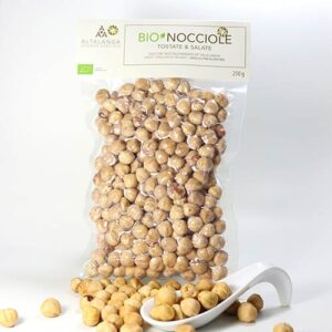 Gesalzene, geröstete BIO-Haselnüsse - Bio Nocciole tostate & salate, Az. Altalanga 250g
