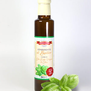 Würzöl - Condimento al Basilico a base di Olio Extra Vergine di Oliva, Frantoio Ghiglione 250ml
