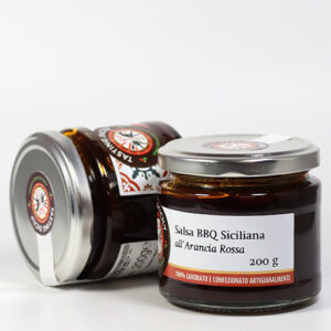 BBQ-Sauce mit Blutorange - Salsa BBQ Siciliana all'Arancia Rossa 200g