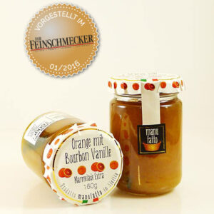 Blutorangen-Marmelade extra mit Bourbon Vanille, Tasting Sicily