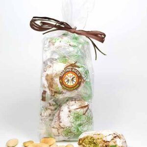 Pasta di Mandorle al Pistacchio - Weiches Pistazien-Mandelgebäck, Sizilien