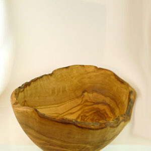 Olivenholz-Schüssel rustikal (mittel)