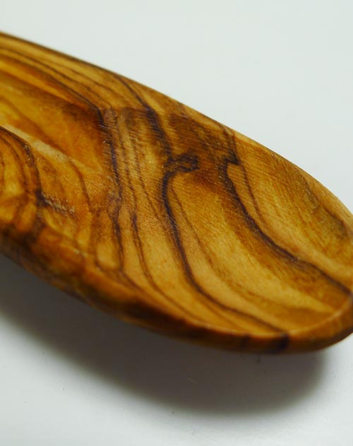 Probierlöffel aus Olivenholz (Umbrien) – Bild 3