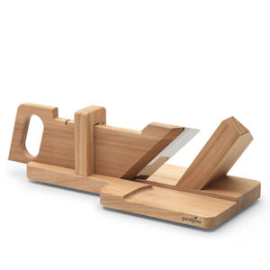 Puralpina Salamihobel (groß) mit schweizer Qualitätsklinge, Kirschbaum