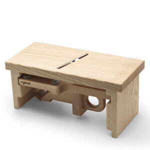 Puralpina Wurst- und Käsehobel Kombi mit schweizer Qualitätsklinge, Esche