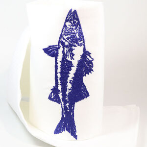 Geschirr-Handtuch 'Seehecht' in Jacquard-Qualität aus Portugal