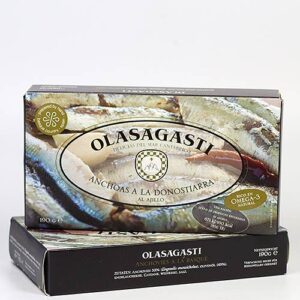 Eingelegte, gebratene Sardellen - Anchoas a la Donostiarra al Ajillo, Baskenland 190g/100g