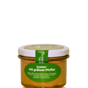 Eichelschwein Lyoner m. grünem Pfeffer