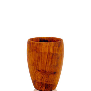 Olivenholz-Becher (bauchig)