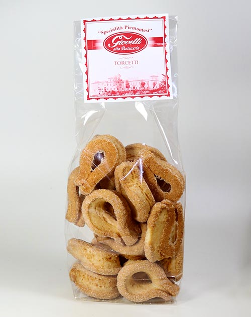 Torcetti al Burro - traditionelle Gebäckkringel aus dem Piemont 200g