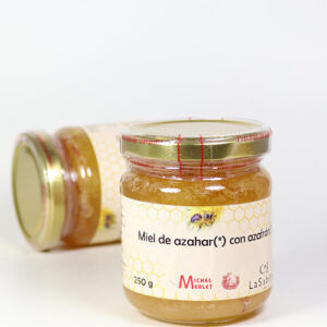 Miel de azhar con azafrán - Bio-Orangenblüten-Honig mit Safran 250g