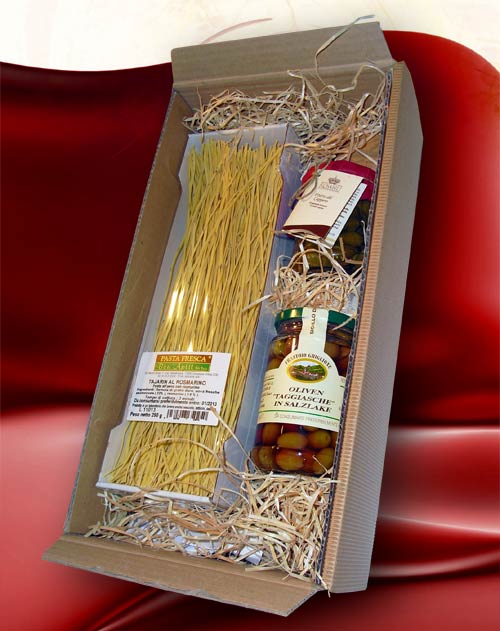 Set "Pasta, Olive, Cappero selvatici"