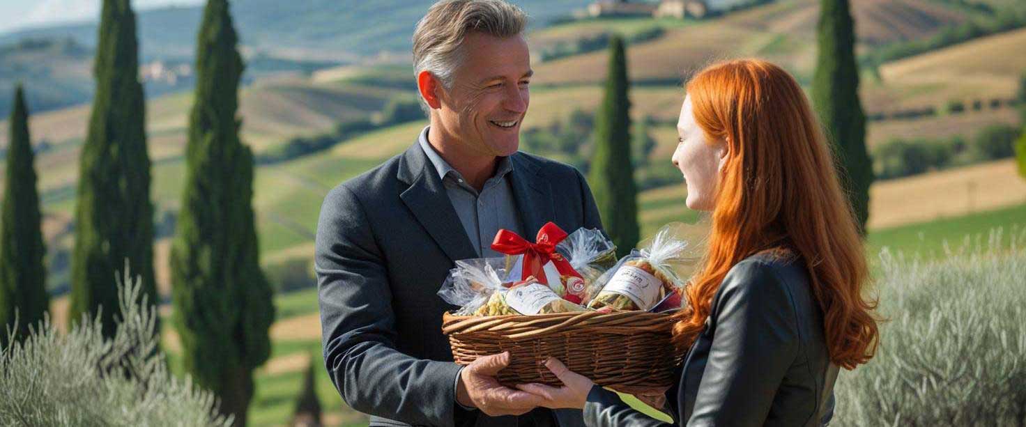 Der Präsentservice von La Perla del Gusto für Unternehmen