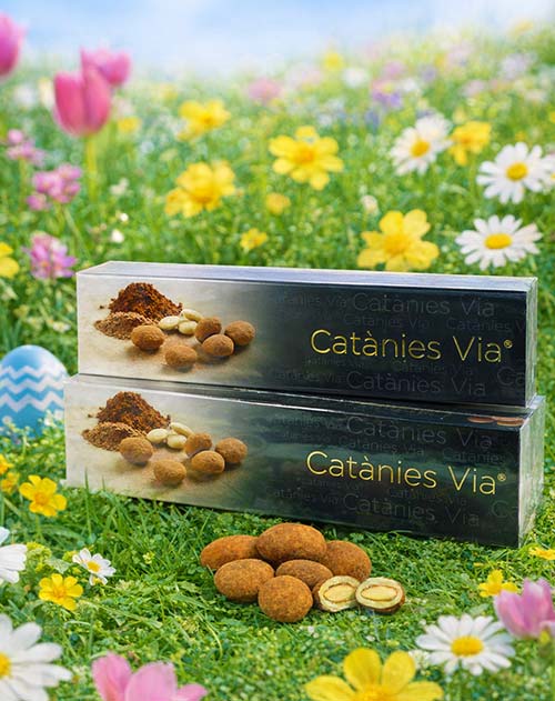 OSTERANGEBOT: Karamellisierte Mandeln in Milchcreme - Catànies Via 250g