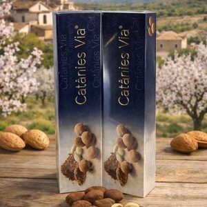 Catánies Via Geröstete, karamellisierte Marcona-Mandeln, ummantelt mit Milchcreme und Kakao