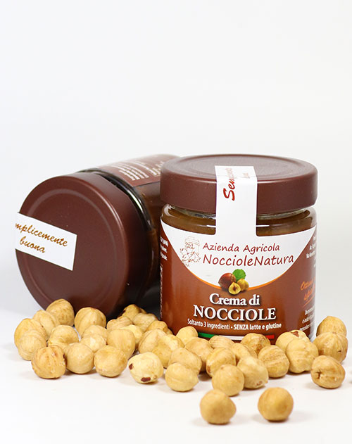 SONDERANGEBOT Nuss-Nougatcreme ohne Milch - Crema di Nocciola, 65% Haselnüsse, NoccioleNatura