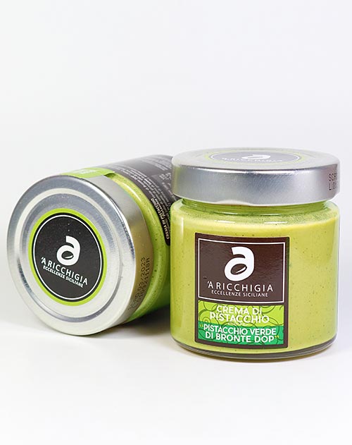 SONDERANGEBOT: Pistaziencreme aus Bronte (Sizilien) - Crema di Pistacchio DOP 190g