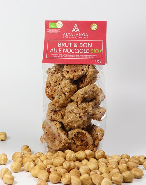 SONDERANGEBOT: BIO Haselnussgebäck ohne Mehl, "Brut e Bon alle Nocciole BIO"'