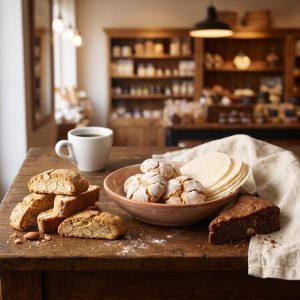 Gebäck, Cantuccini & Kuchen