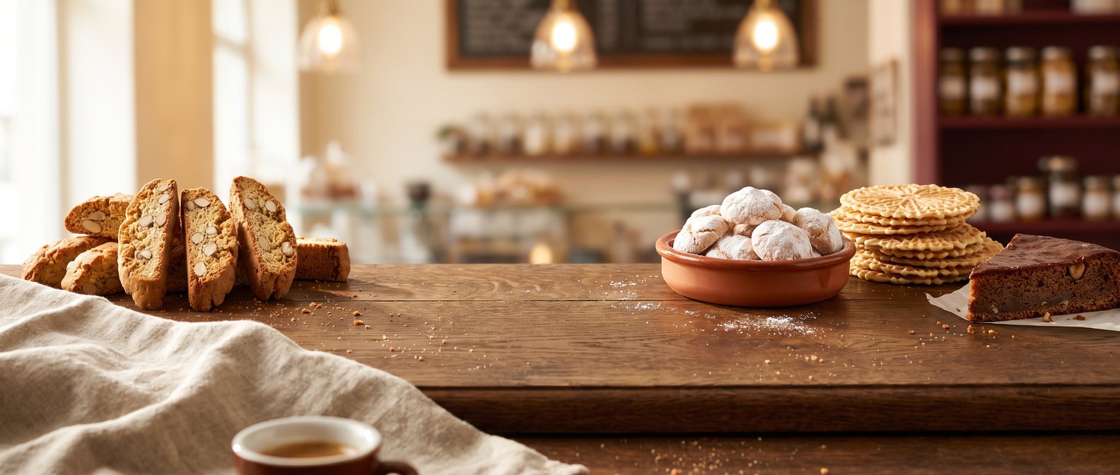 Italienisches Gebäck kaufen – Cantuccini, Amaretti & Haselnusskuchen