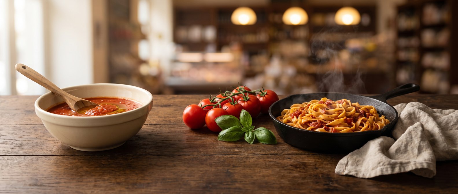 Sugo kaufen – italienische Tomatensaucen für die Pasta