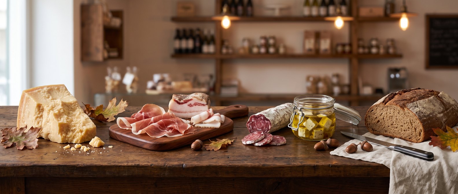 Wurst, Schinken & Käse – vom Eichelschwein und aus der Emilia-Romagna
