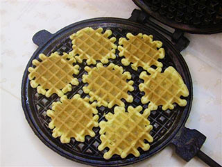 Herstellung der Canestrelli del Piemonte Herstellung der Canestrelli del Piemonte