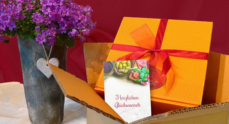 Der Geschenkservice von La Perla del Gusto Der Geschenkservice von La Perla del Gusto