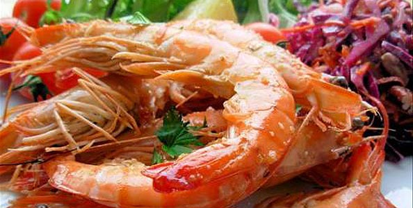 Riesengarnelen mit Pistazienpesto Riesengarnelen mit Pistazienpesto