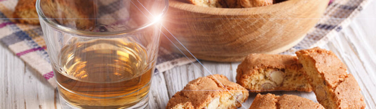 Cantucci und Vin Santo zum Dessert