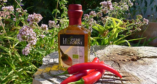 Olio Extravergine di Oliva chili BIO-Würzöl