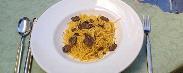 Tajarin mit Trüffel
